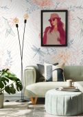 Échantillon Aloisia Bleu Crème 